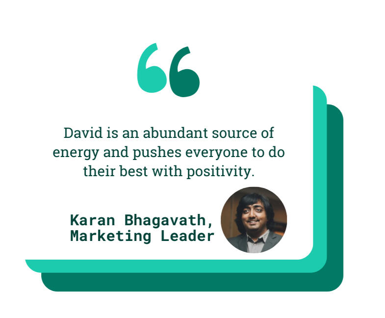 David Rashty pushes people to do their best